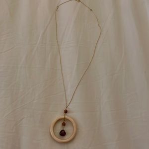 Gold Round Necklace